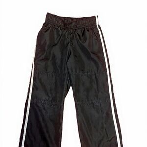 Jumping Beans boys 4t Black Joggers with White Stripes